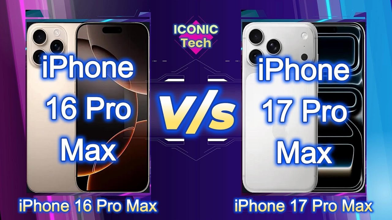 iPhone 16 Pro Max V/s iPhone 17 Pro Max
