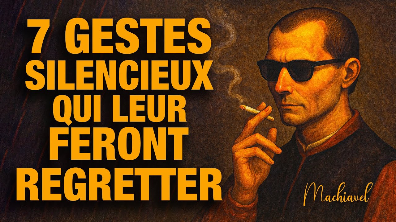 Fais-les regretter de t’avoir manqué de respect – 7 gestes silencieux de Machiavel