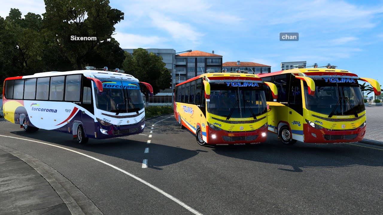 ¡BUSETAS BAJANDO A TODA POR LA LINEA! | American Truck SImulator