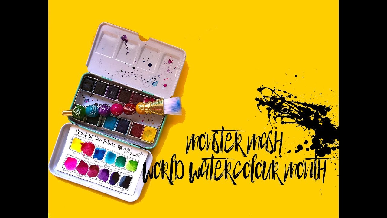 Watercolour Monsters! Jane Davenport