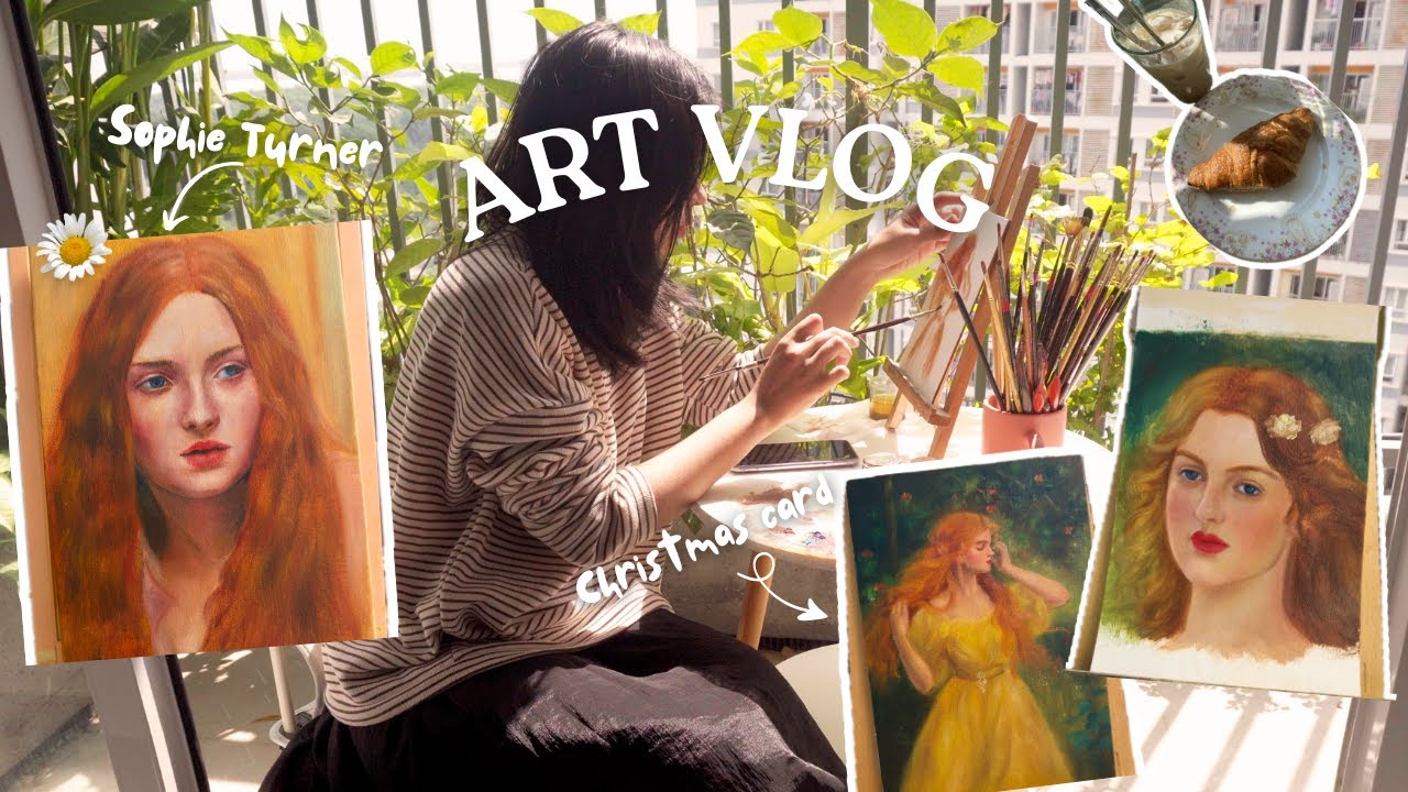I Spent the Last Days of 2025 Just Painting | Cozy Art Vlog