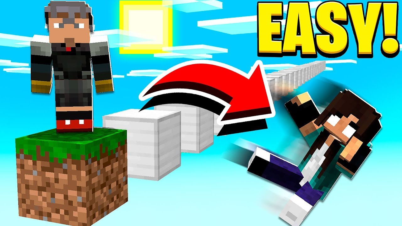 noob Girl first time playing Minecraft Parkour! (CRAZY glitch...)