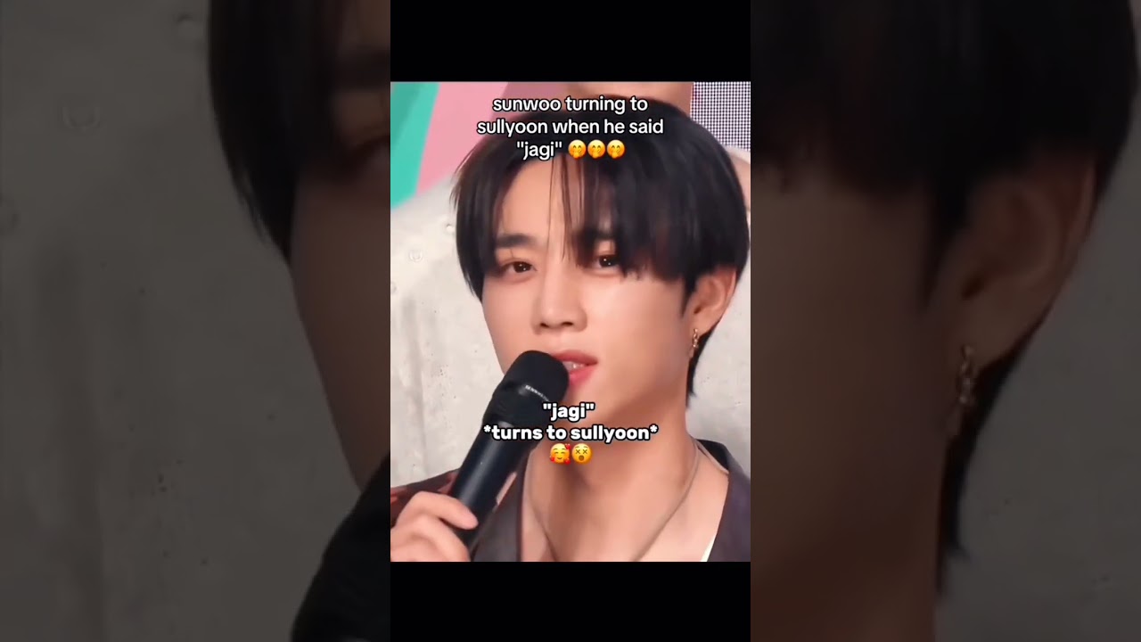 Sunwoo finally found his sawako chan 🤭🍯🐝  #sullyoon #sunwoo #nmixx #theboyz #nectar #shorts #kpop