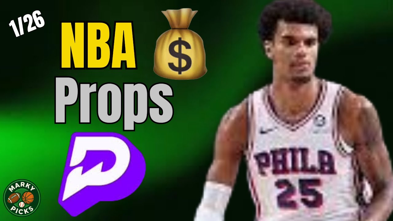 NBA Player Props 1/26 | Best NBA PrizePicks Today!