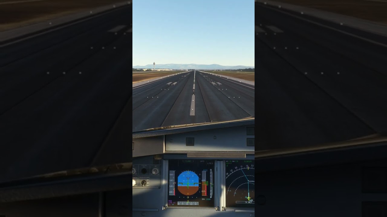 Aterrisaje en Madrid RW32R #a320nx #aviation #fenixa320 #msfs2020 #landing #airport #a320 #travel