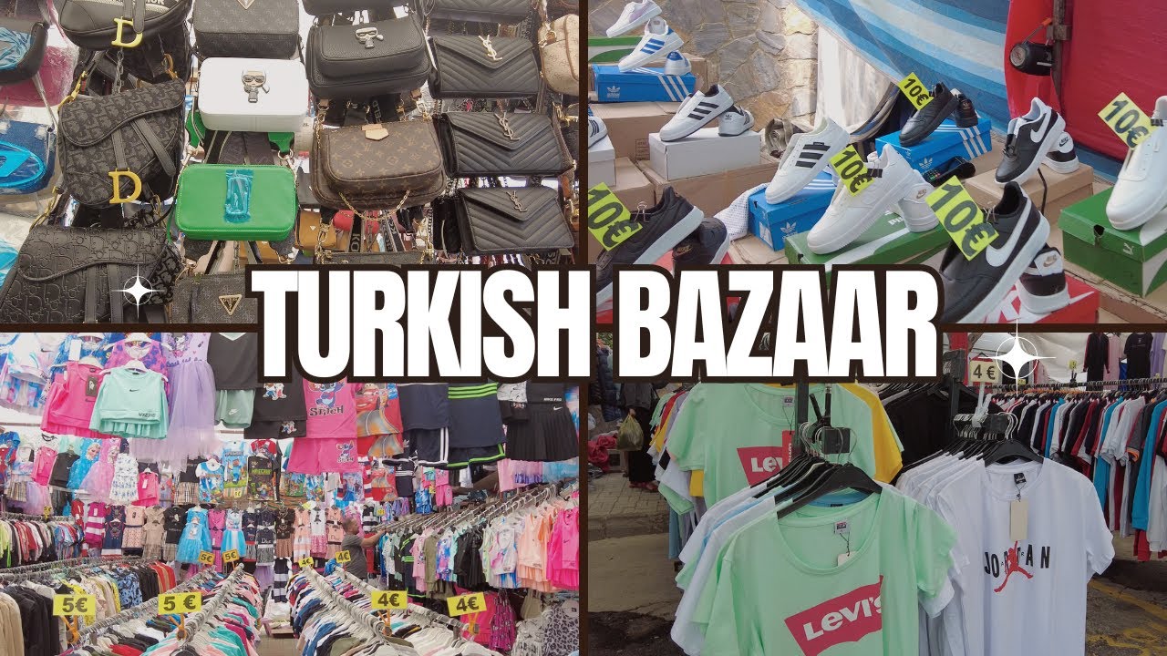 🇹🇷 Кроссовки всего за 10 €? Традиционный базар в Аланье 2025, ЦЕНЫ ДЛЯ ТУРИСТОВ В ТУРЦИИ
