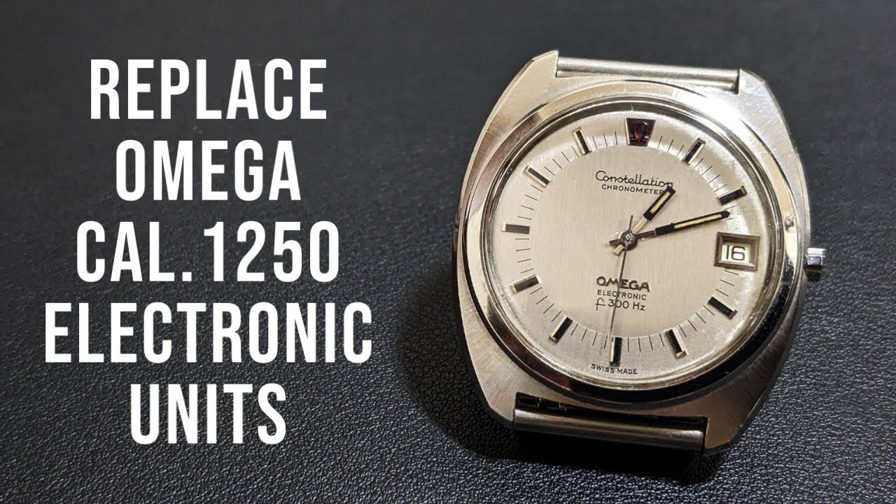 Omega Constellation Electronic Repair -  Caliber 1250 Tuning Fork