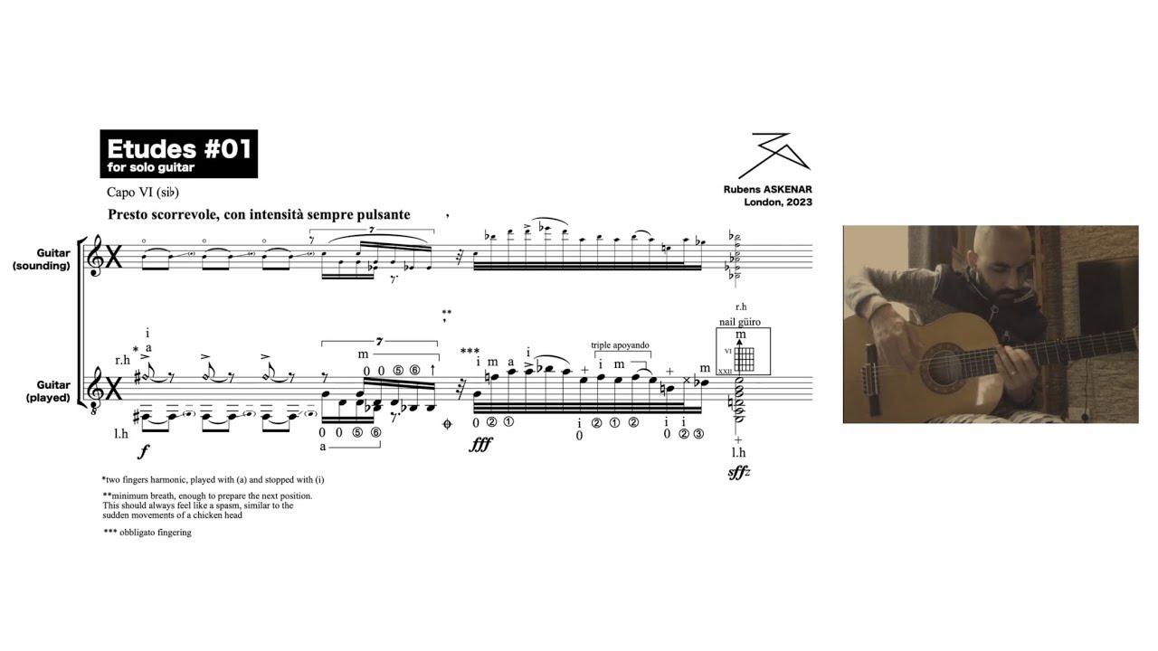 Rubens ASKENAR - Guitar Etudes #01