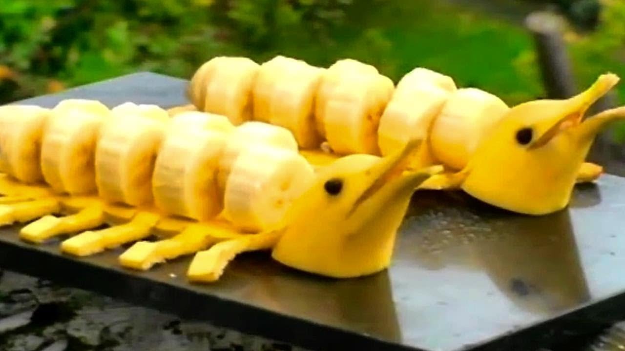 DOLPIN PISANG LUMBA LUMBA - Banana Dolphins -КАРВИНГ. СОБАКА из БАНАНА.УКРАШЕНИЕ для ПРАЗДНИЧНОГО