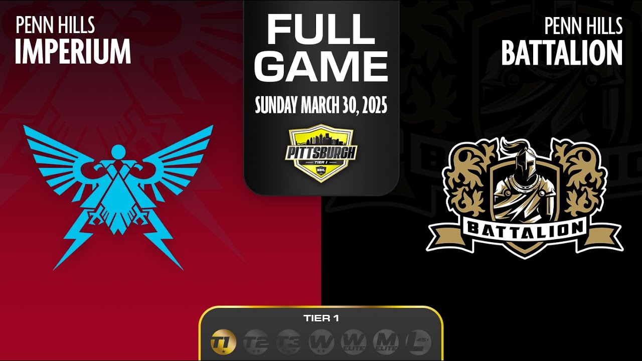 NBHL Pittsburgh Tier 1: Penn Hills Battalion vs. Penn Hills Imperium Full Game (3/30/25)