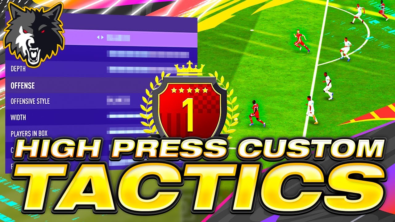 BEST FIFA 21 CUSTOM TACTICS FOR HIGH PRESS - HOW TO PRESS ON FIFA 21 ULTIMATE TEAM - META TACTICS