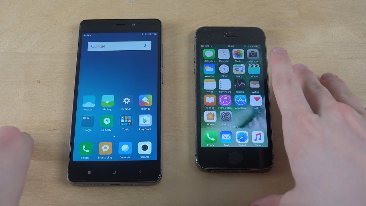 Xiaomi Redmi 4 vs. iPhone 5S - Review!