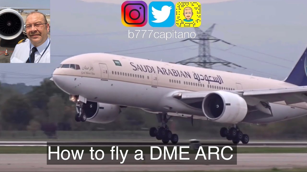 How to fly a DME ARC