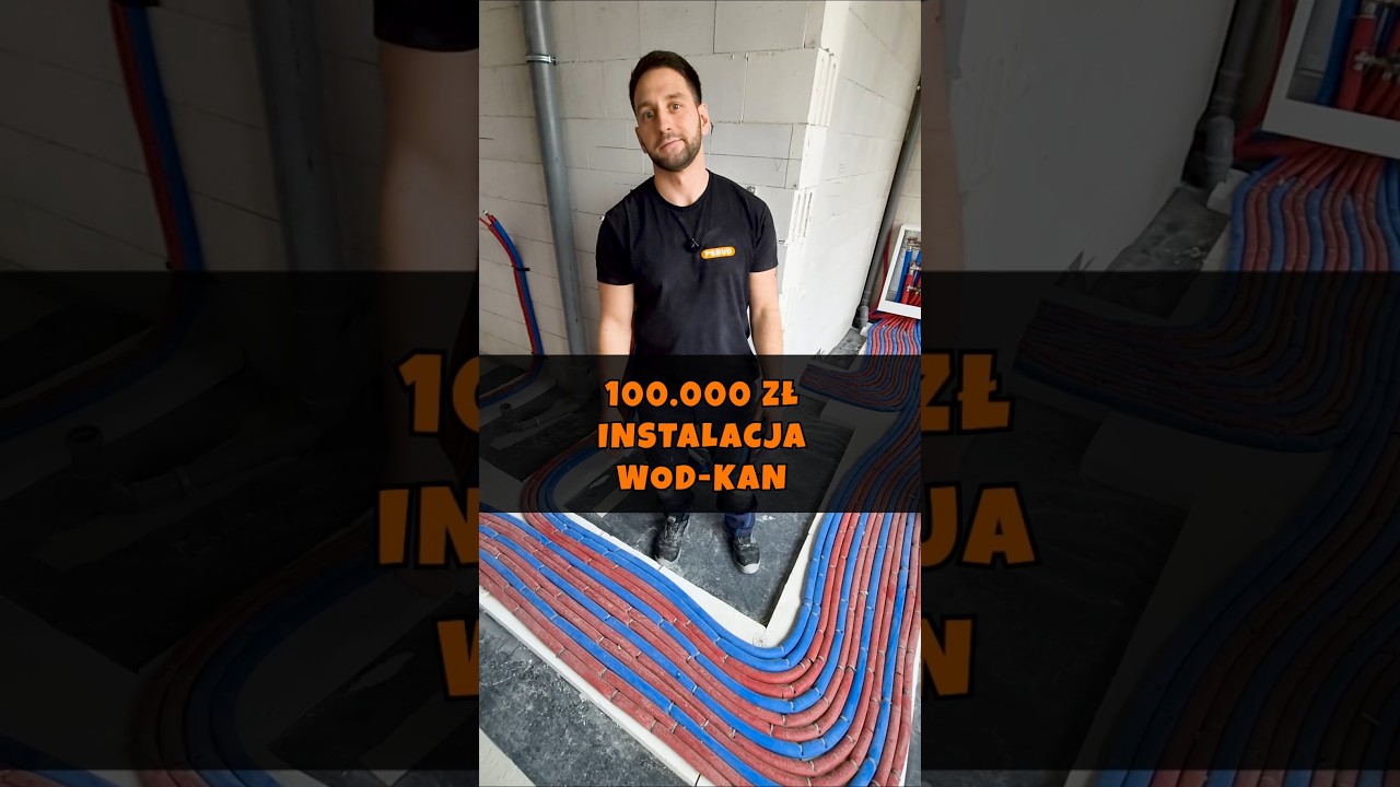 Drogi system wod-kan w domu. Instalacja na rozdzielaczach.