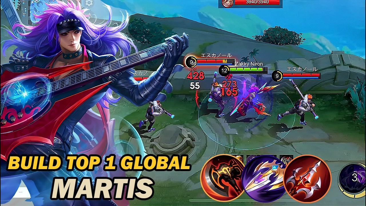 CARA JAGO MAIN MARTIS MENDOMINASI SUN DI EXP LANE | BUILD MARTIS TERSAKIT 2026 - MLBB