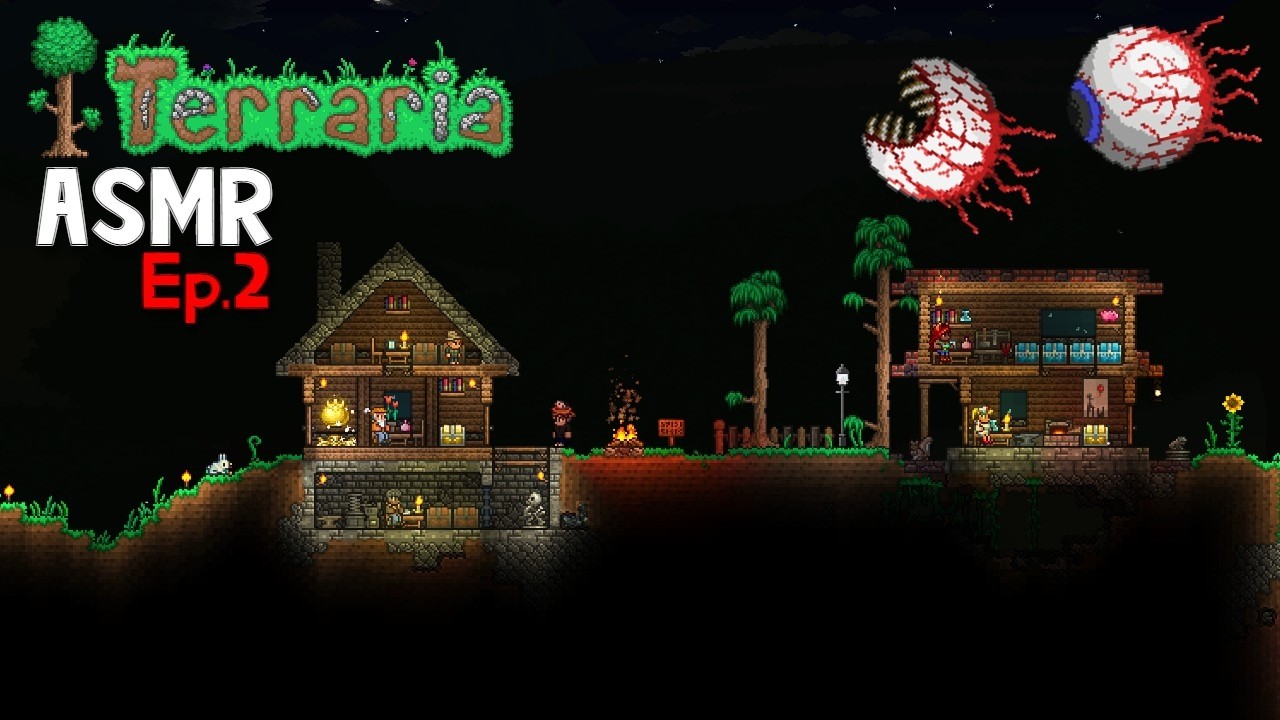 ASMR Terraria Playthrough Ep.2 ~Early Boss Hunting!~