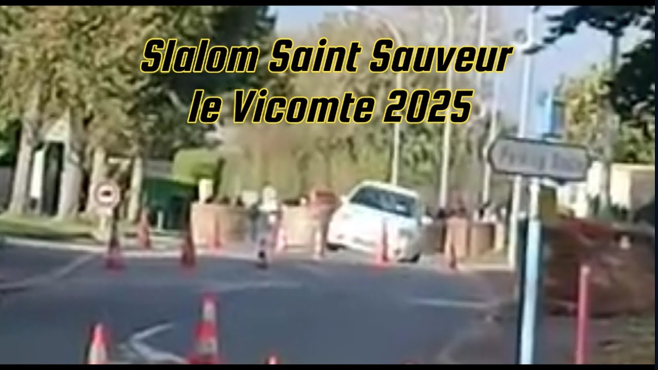 SLALOM SAINT SAUVEUR LE VICOMTE 2025 (chaud le 2 Roues 🥵😅)