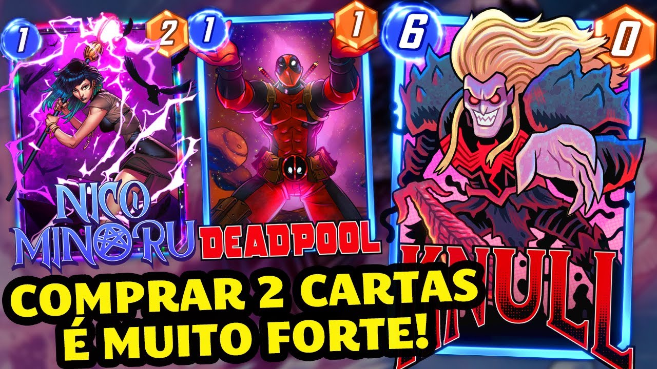 DESTRUIÇÃO ficou DELICINHA com NICO MINORU: COMPRAR DUAS CARTAS É SURREAL |Marvel Snap|