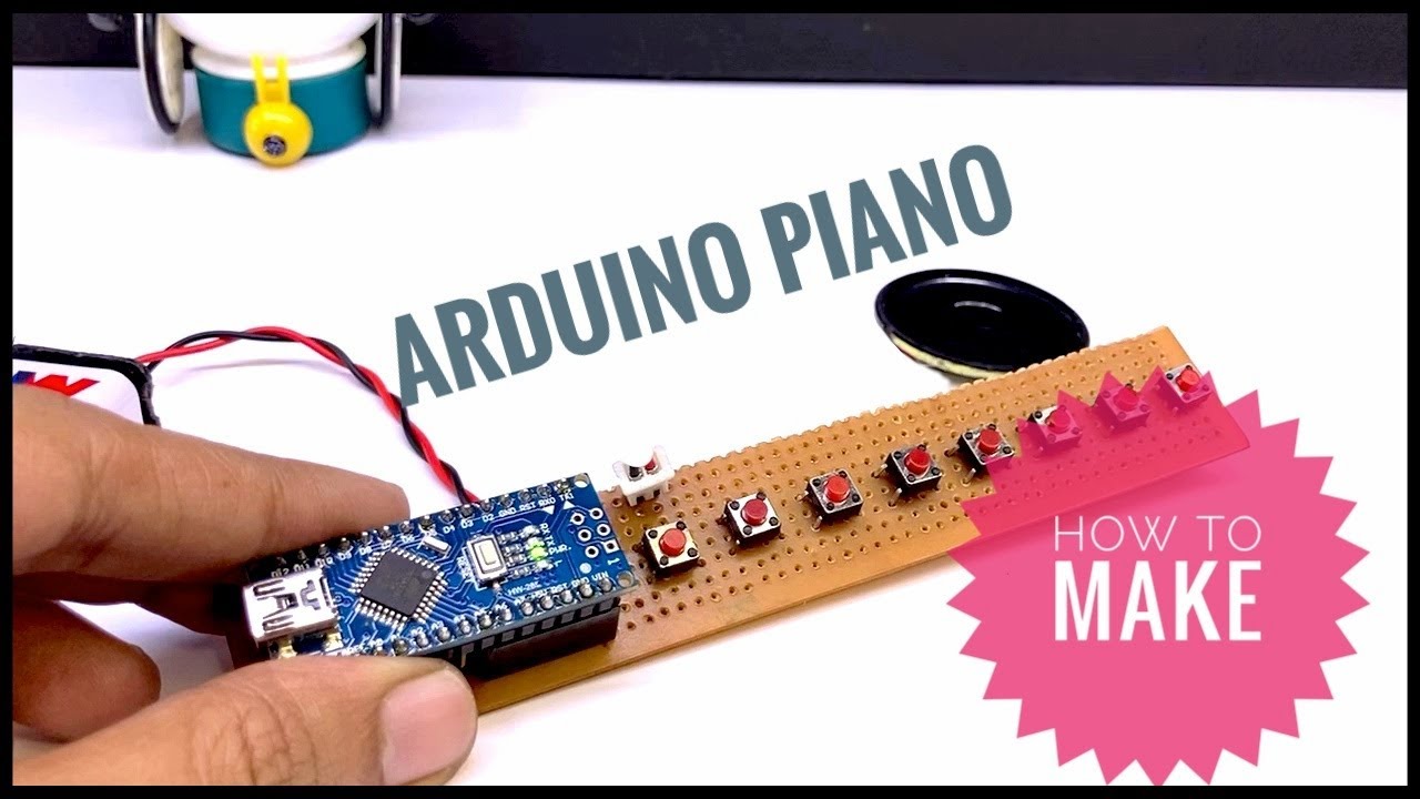 How to make an electronic piano using Arduino