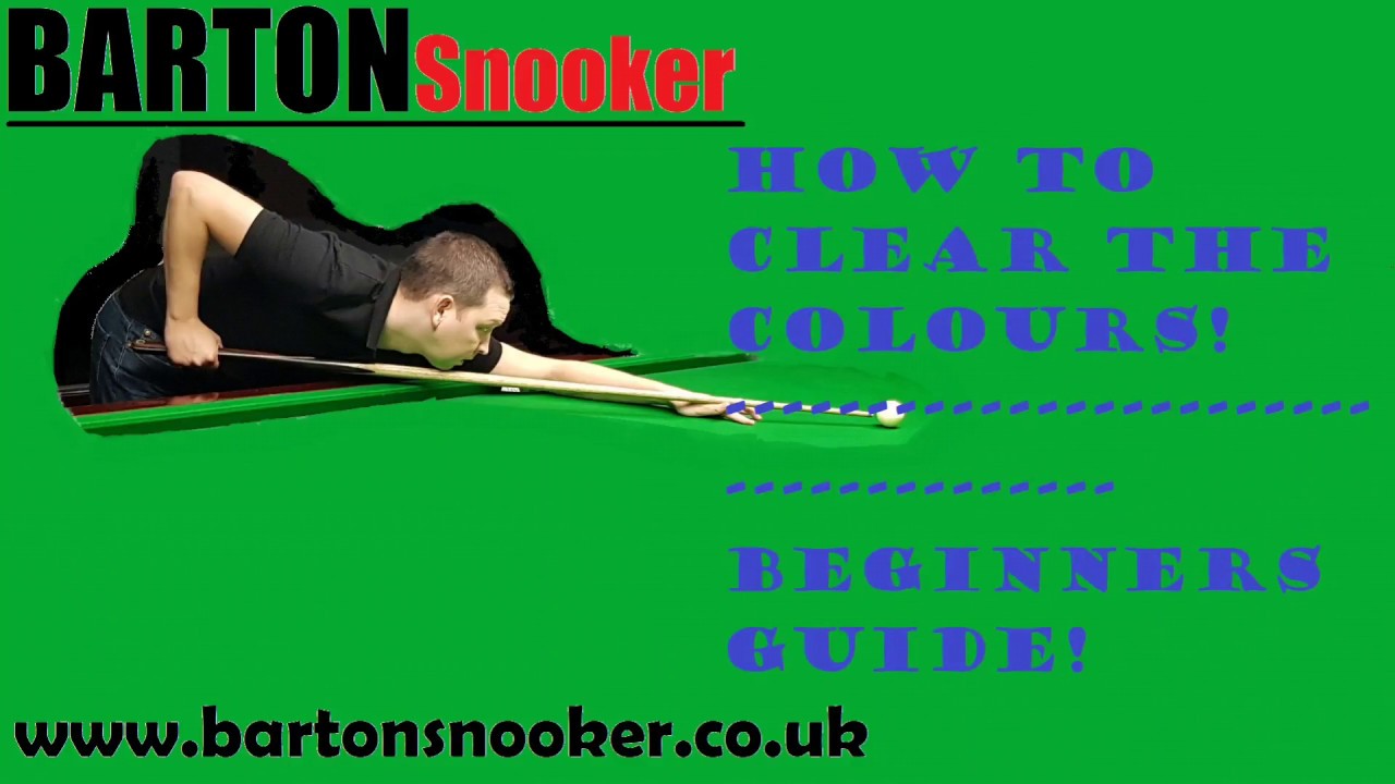 Snooker Colours Clearance - Beginners Guide  - Snooker Tutorial