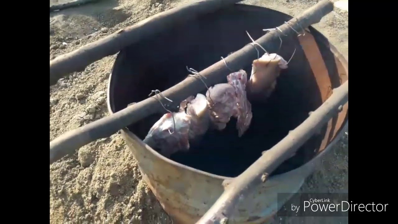 Копчение мяса Мой  пробный первый опыт👍