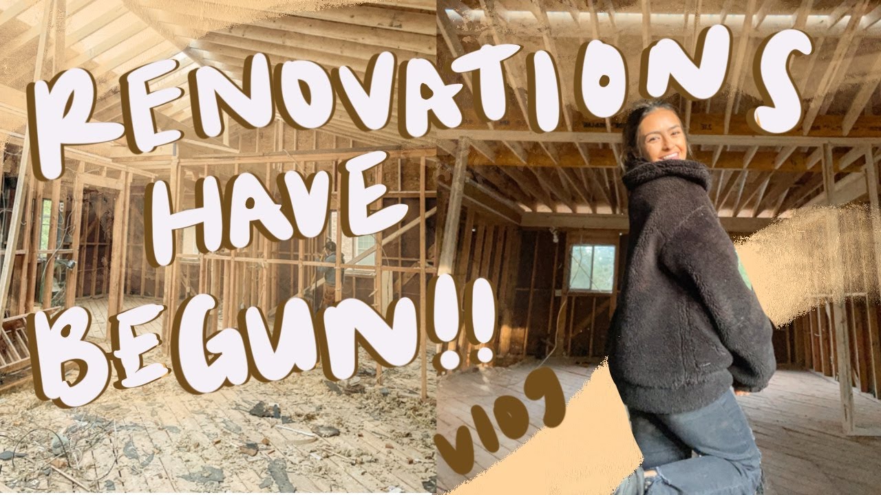 THE RENOVATIONS HAVE BEGUN!! | Busy Week In My Life