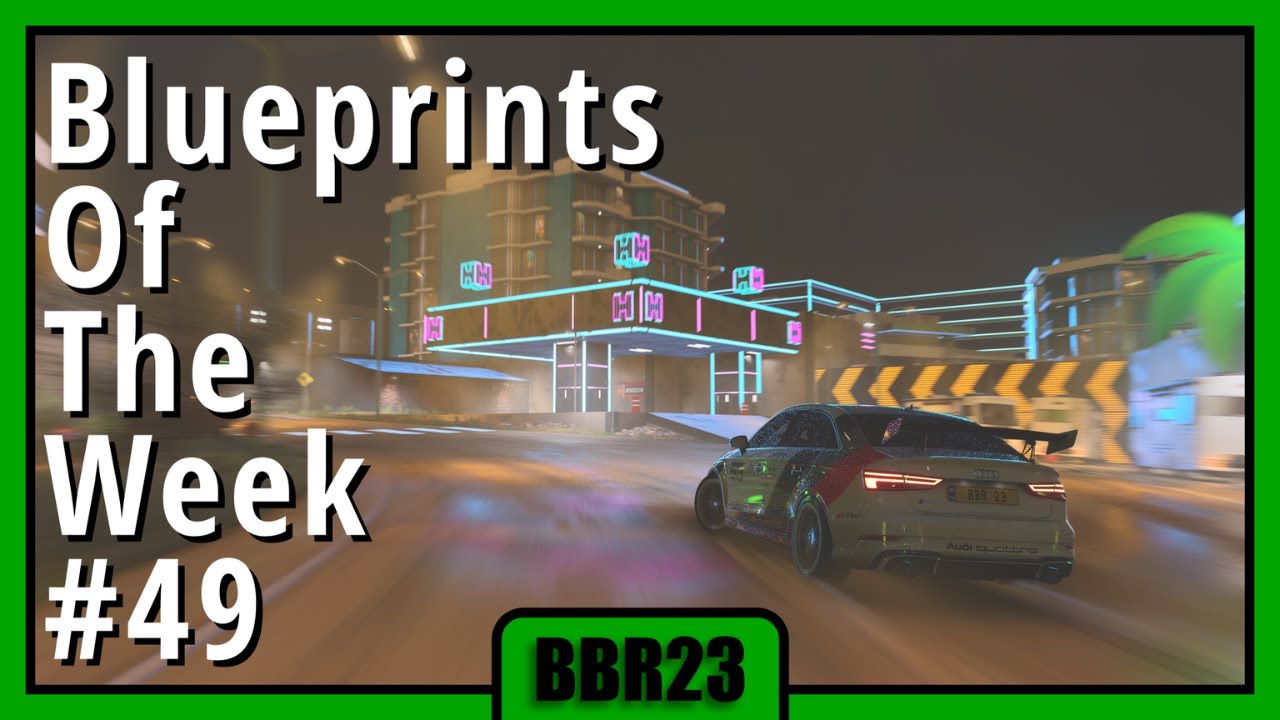 5 New UNIQUE City Blueprints In Forza Horizon 5!! - BOTW #49