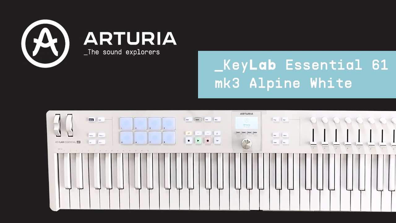 UNBOXING | ARTURIA KEYLAB ESSENTIAL MK3 - [ALPINE WHITE]