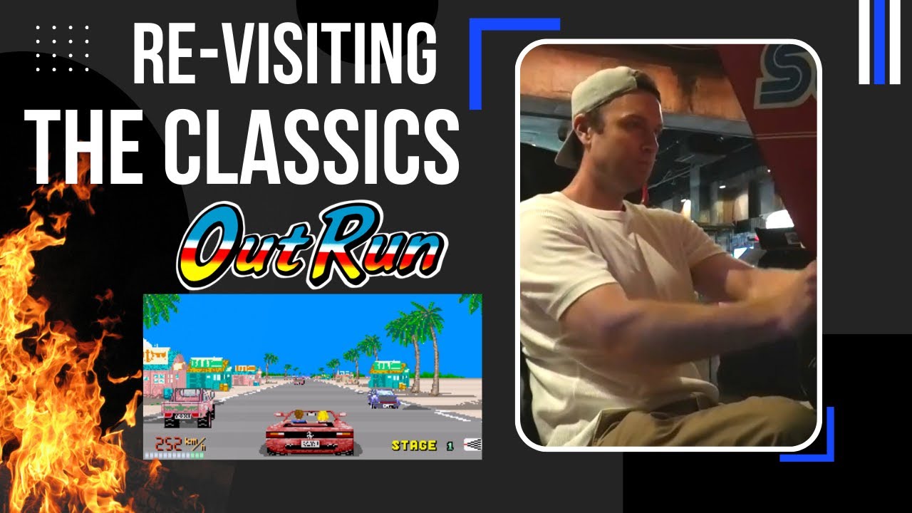 OutRun | Deluxe Type Cabinet | Original Hydraulic Arcade Machine