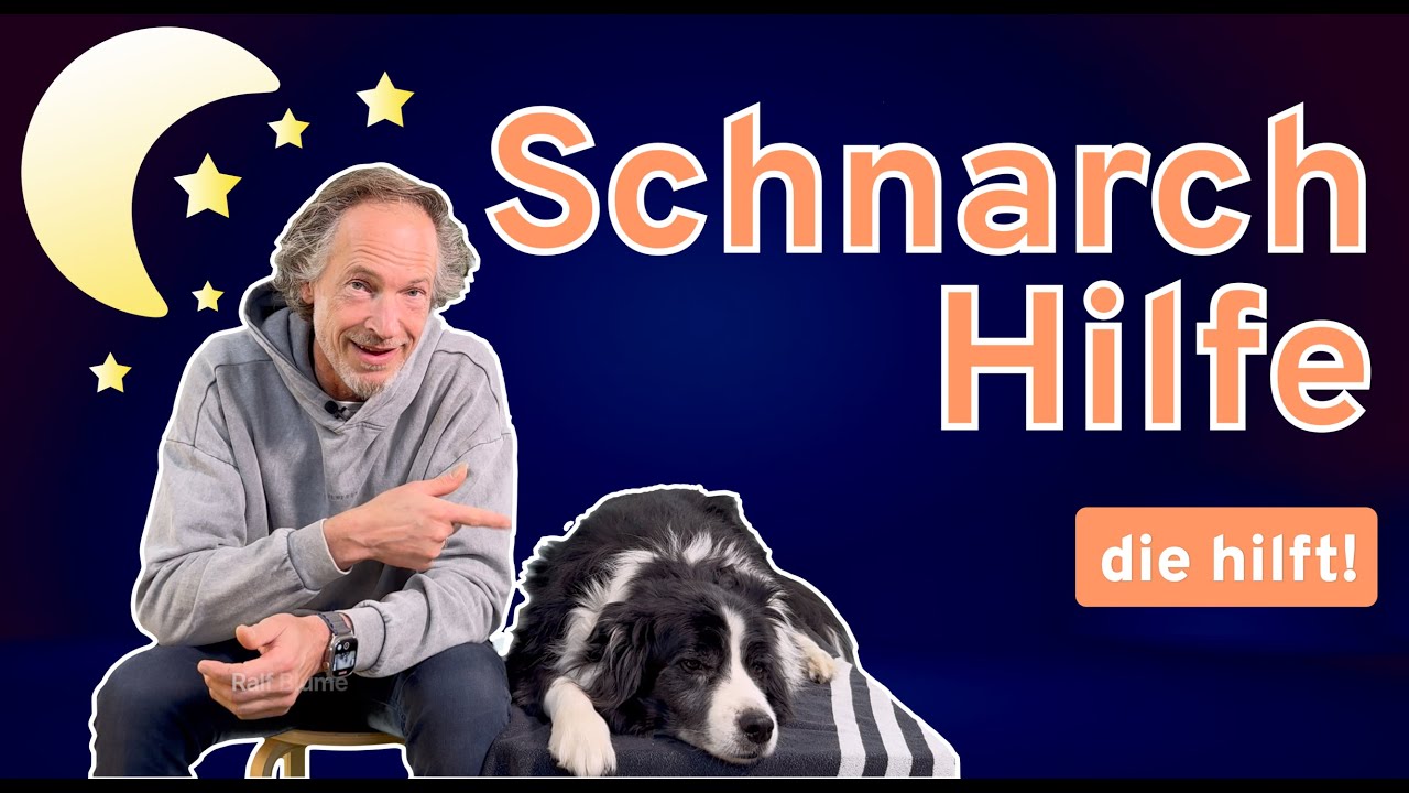 Ich schnarche nicht mehr! Aber ich tue auch was dafür! Das fällt leider nicht vom Himmel 😍