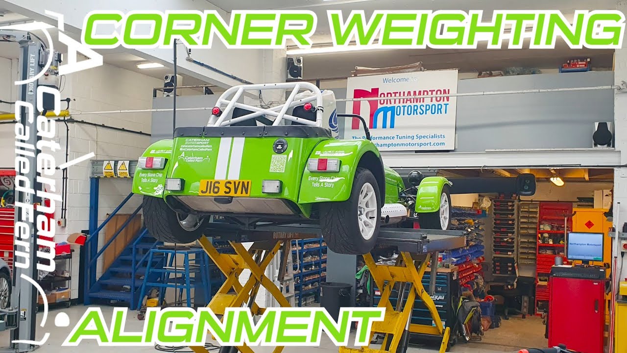 Corner Weighting, Alignment, Flat Floor Caterham 7 Northampton Motorsport