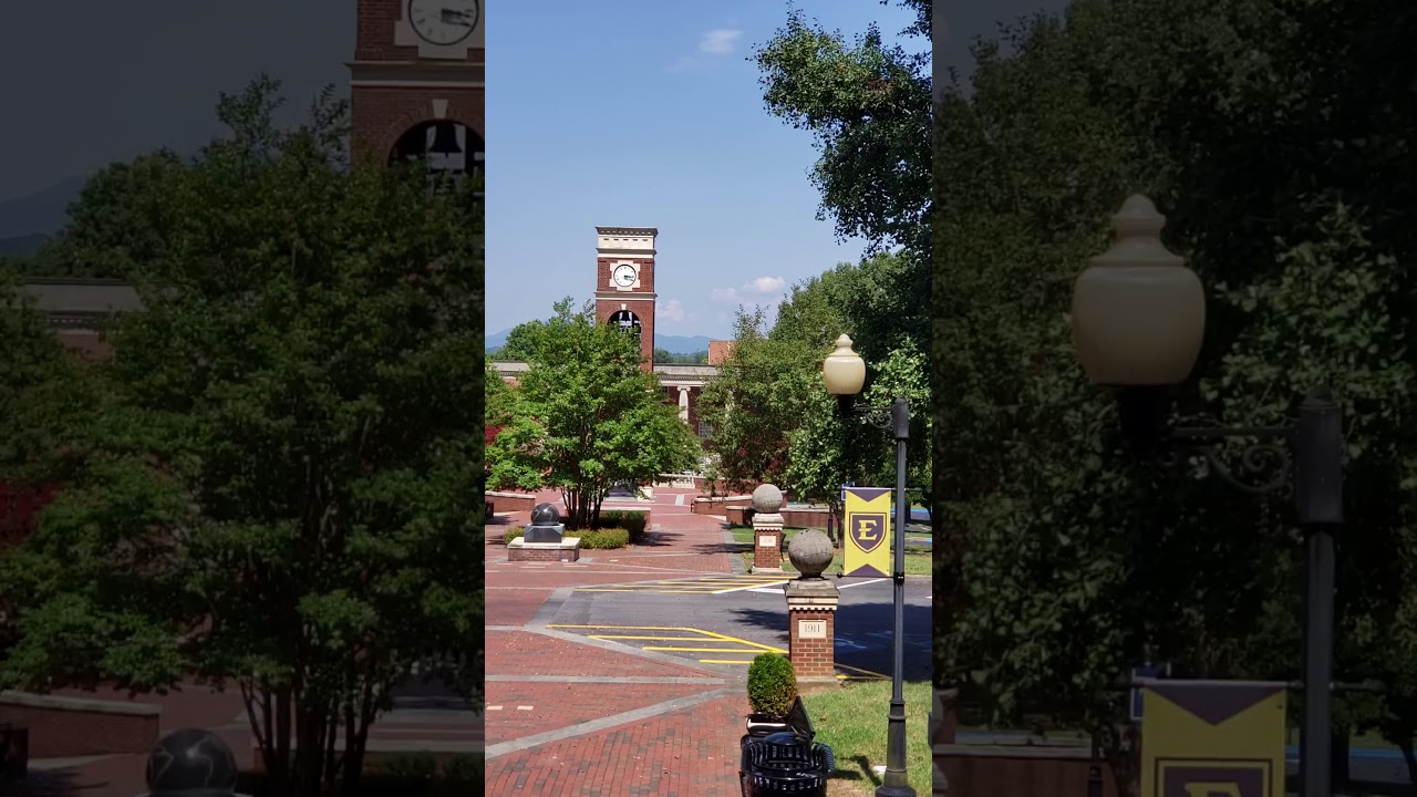 8 O'Clock bells on ETSU campus, microcomposition by Michael Luchtan