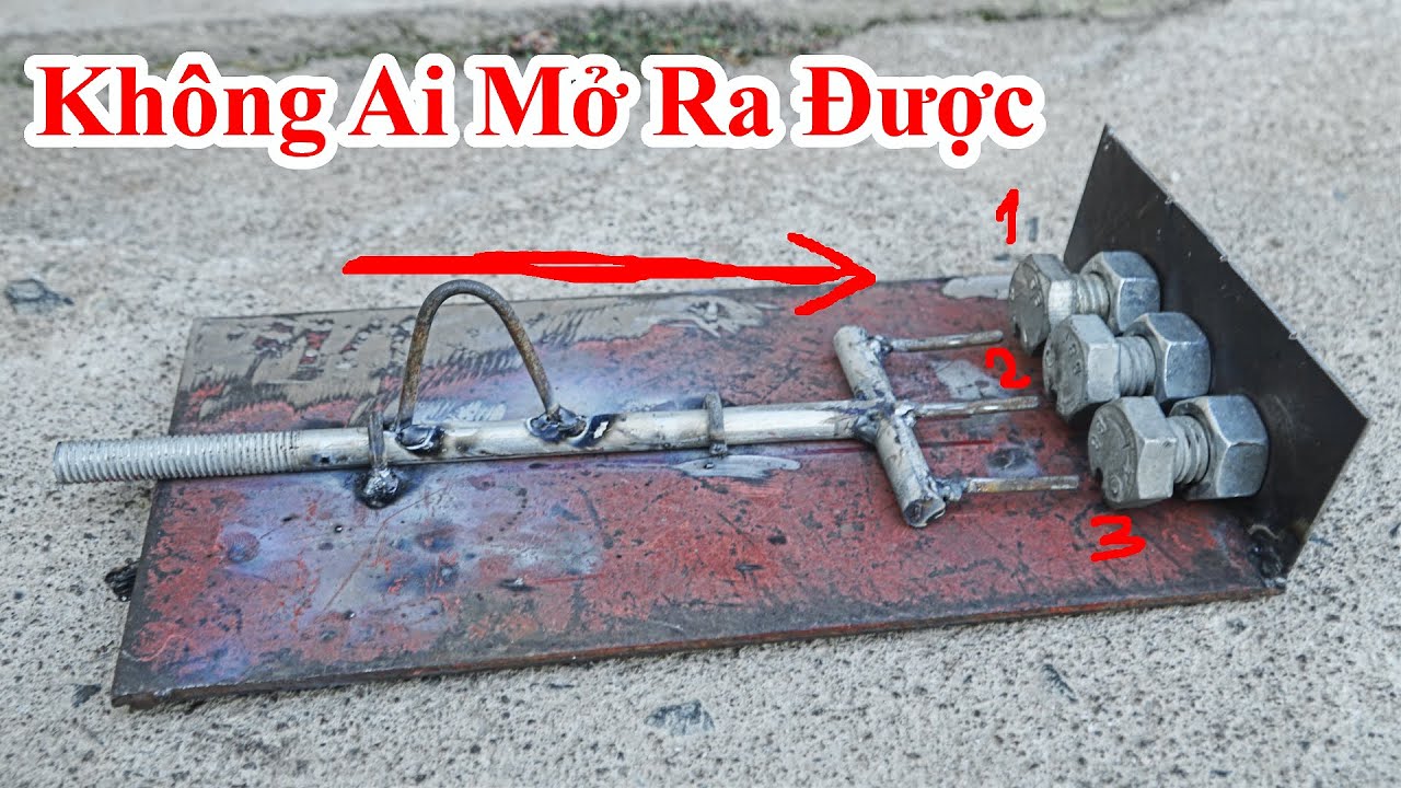 Chế Tạo Thành Công Ổ Khóa Siêu Bền Chống Đuợc Tất Cả Trộm Cắp / Hướng Dẫn Làm Ổ Khóa Số Bằng Sắt