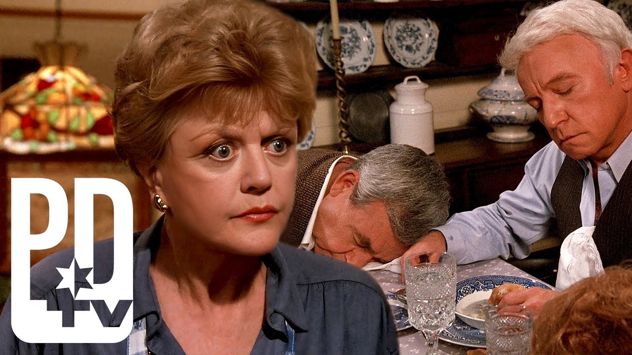 Jessica Fletcher Poisons Her Dinner Party Guests | Murder, She Wrote | PD TV
