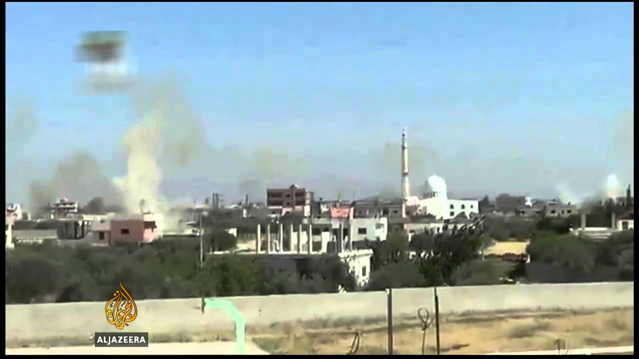 Rocket strike hits Aleppo neighbourhood