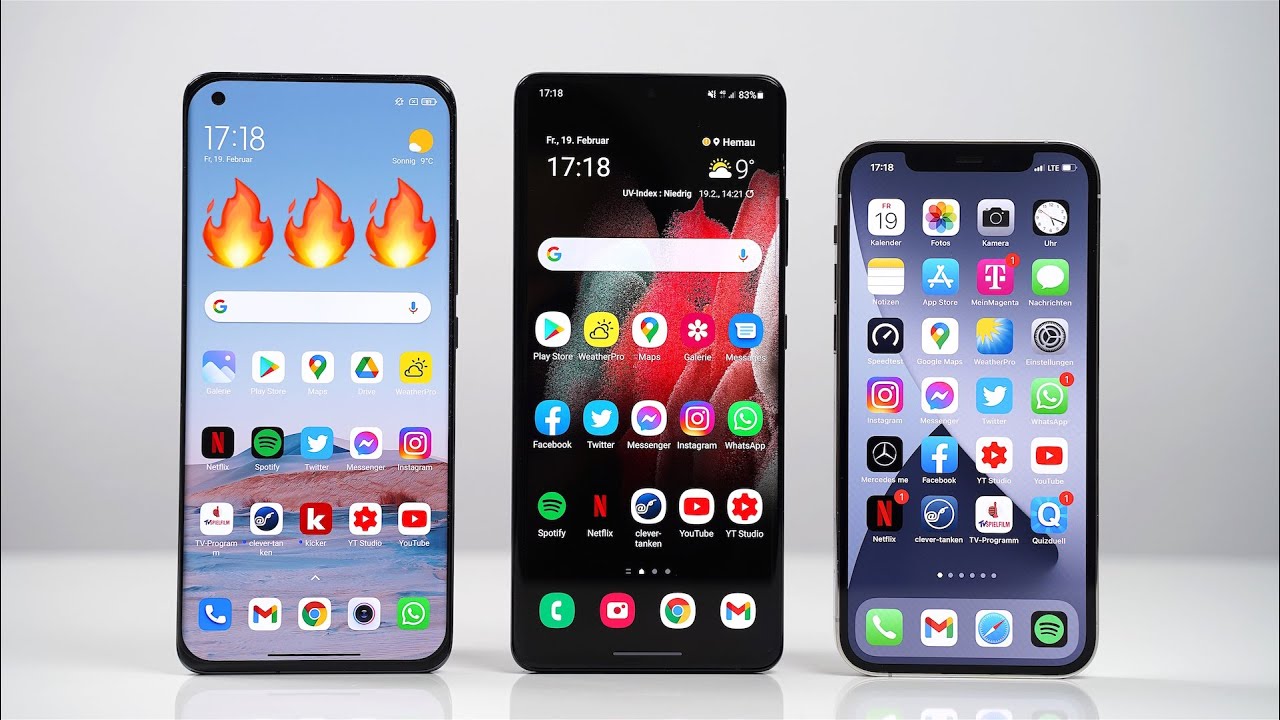 Xiaomi Mi 11 vs. Samsung Galaxy S21 Ultra vs. Apple iPhone 12 Pro - Benchmark | SwagTab