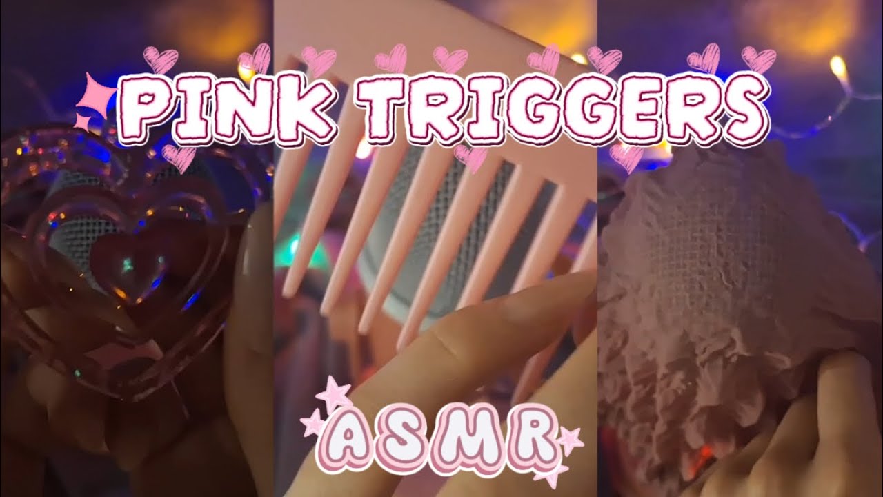ASMR pink triggers for your brain 🌸