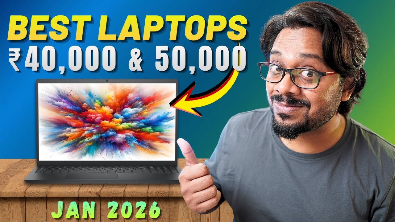 Jan 2026 के Best Laptops Under 40000 & 50000 🚀 High Performance for Everyday Use