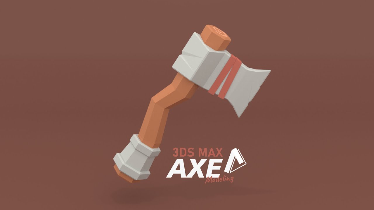 Low Poly Axe Modeling | 3DS Max