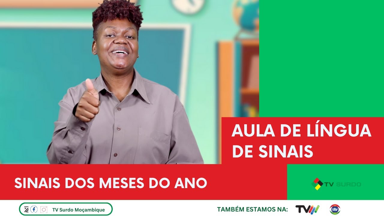 AULA DE LÍNGUA DE SINAIS DEDICADA AOS MESES DO ANO