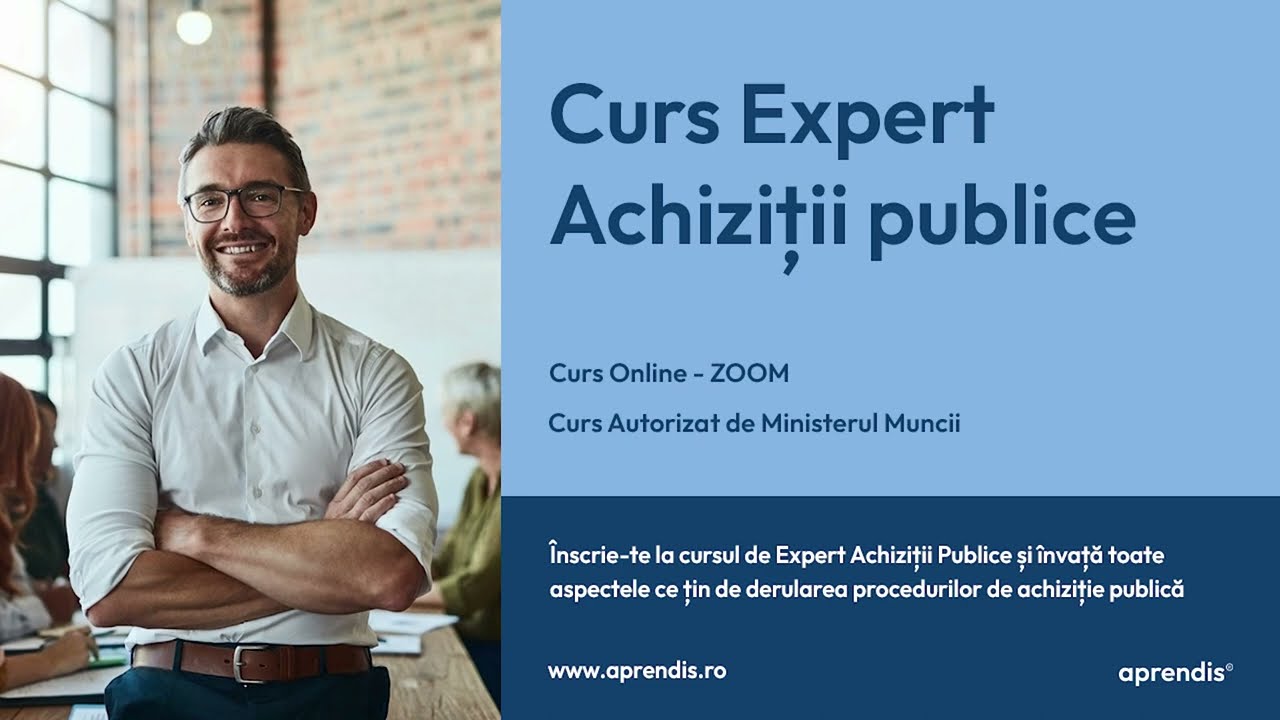 Curs Expert achizitii publice