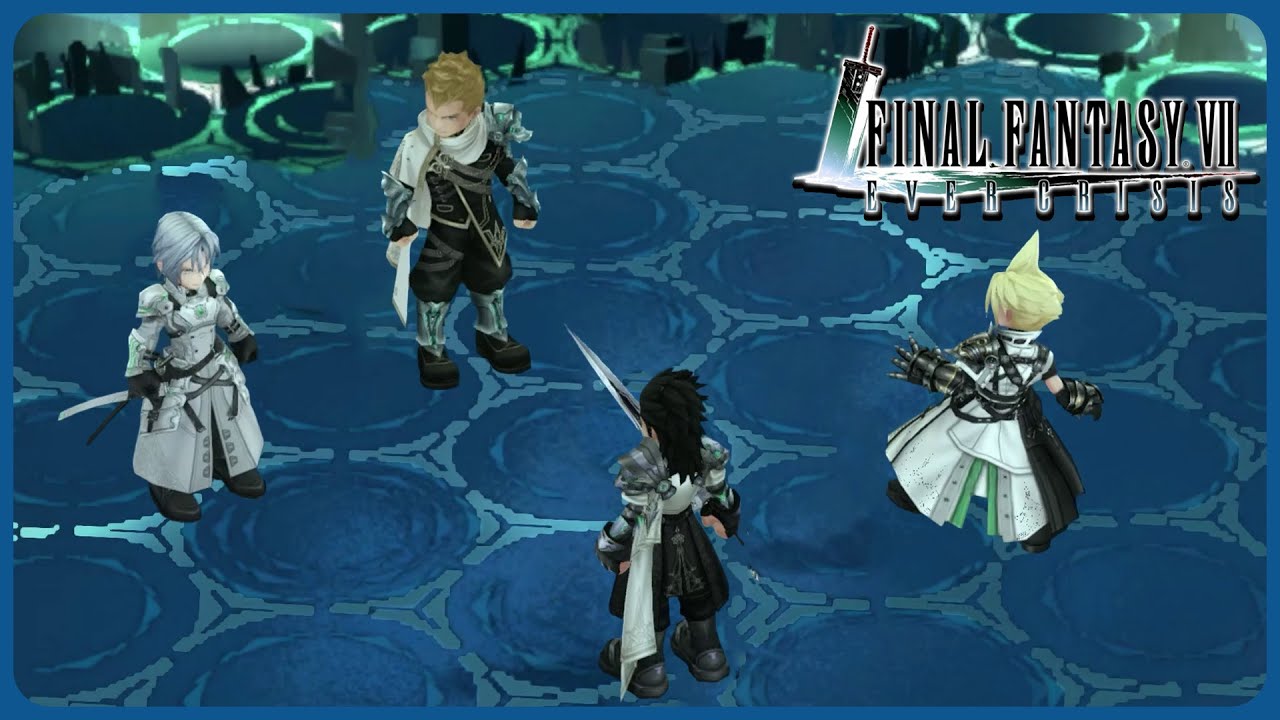 Cloud and Zack meet Young Sephiroth - Final Fantasy 7 Ever Crisis