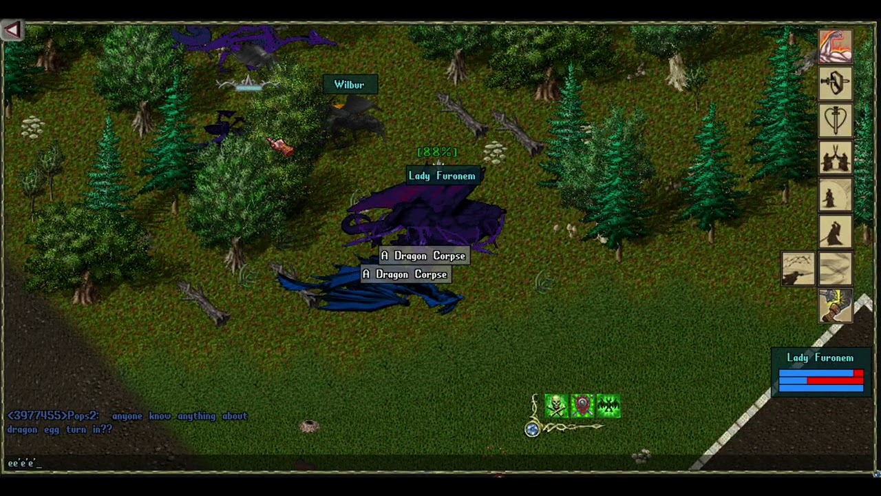 Sampire Solo Super Massive Nest TC1 with Mace - Ultima Online