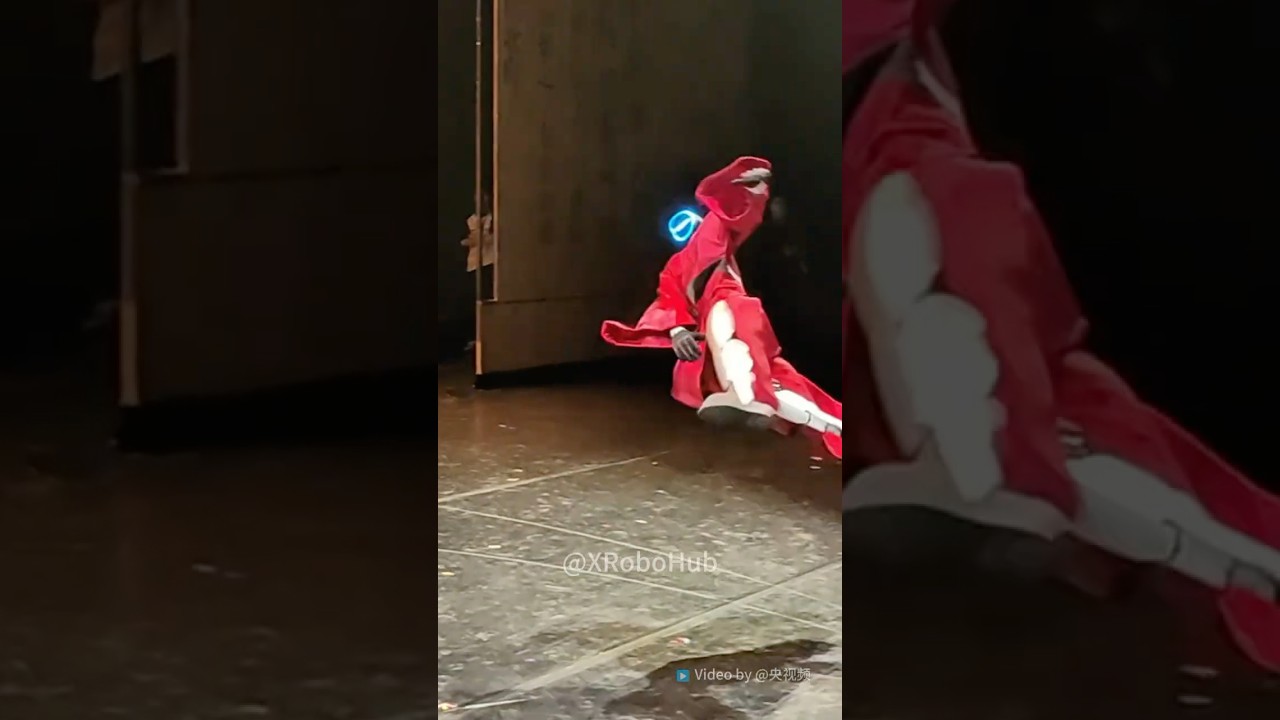 🤖 Human vs. Robot #AirFlips Battle! Who did it better? #humanoidrobot  #unitree  #robotics