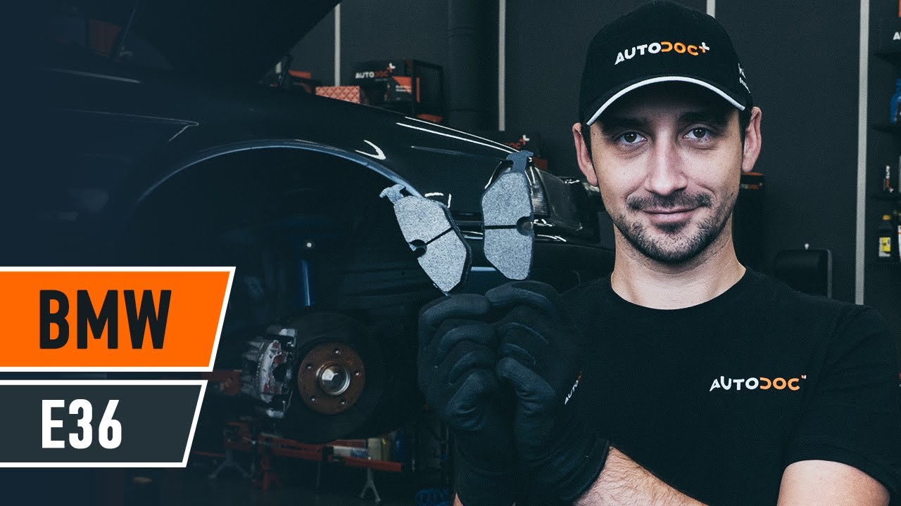 Come sostituire pastiglie freno della parte anteriore su BMW E36 [VIDEO TUTORIAL DI AUTODOC]