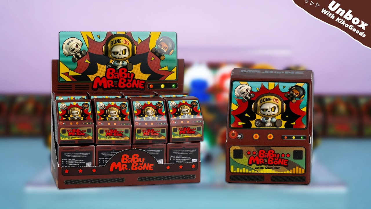 Unboxing MR.BONE Baby Bone Series Blind Box #kikagoods #unboxing #asmr #blindbox #doll #cute