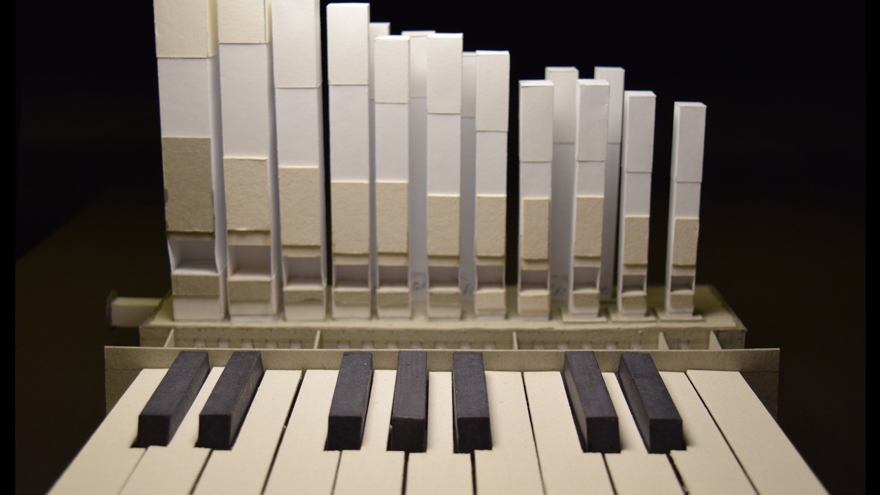 Working paper organ / Действующий оргАн из бумаги