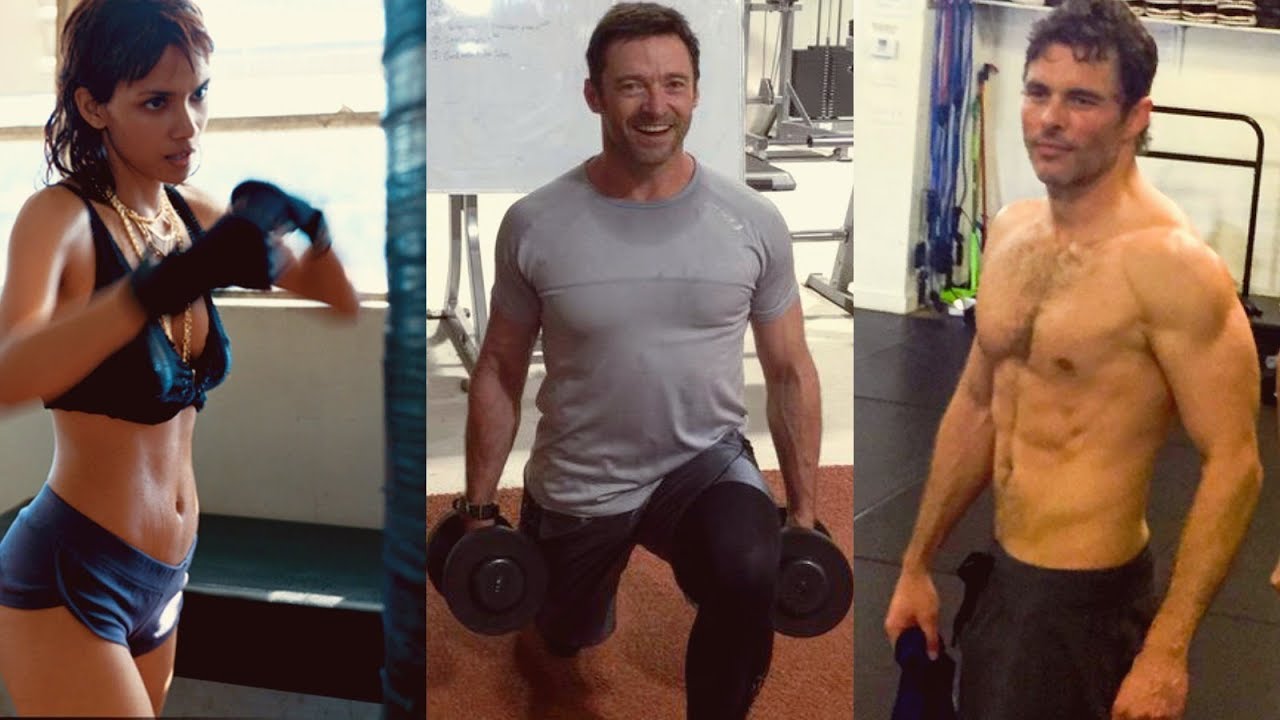 X-Men Training | Hugh Jackman, Halle Berry, James Marsden Workout