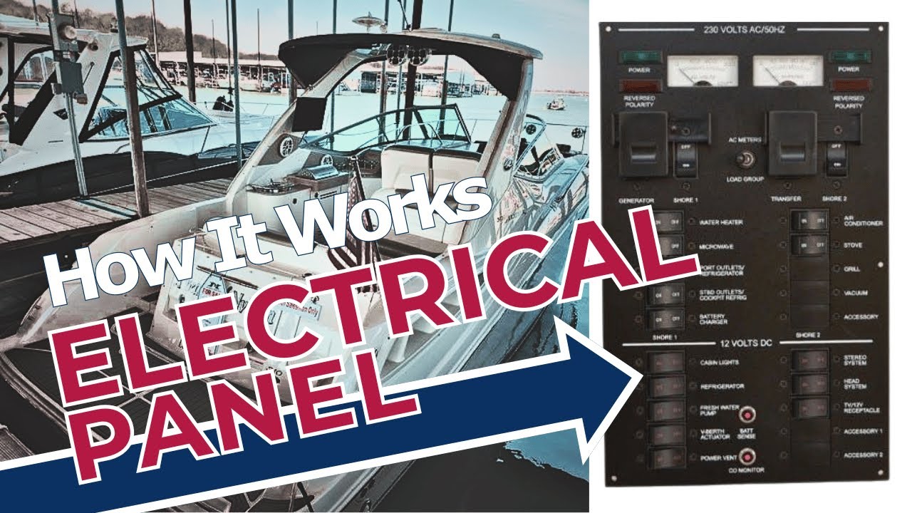 How Your Electrical Panel Works on Your Boat, Shore Power, Generator