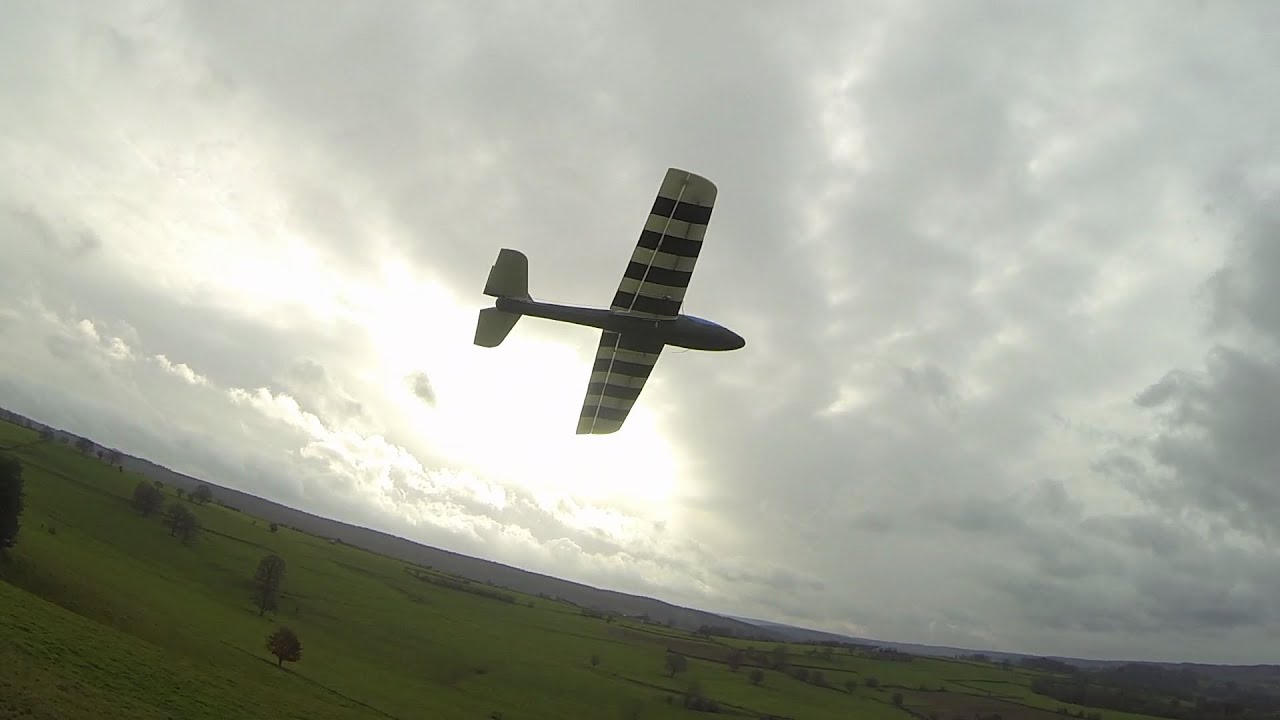 Lidl RC glider V2 slope aerobatics